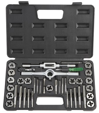 SABER S4 TAP AND DIE SET - METRIC + 1/8'' NPT 